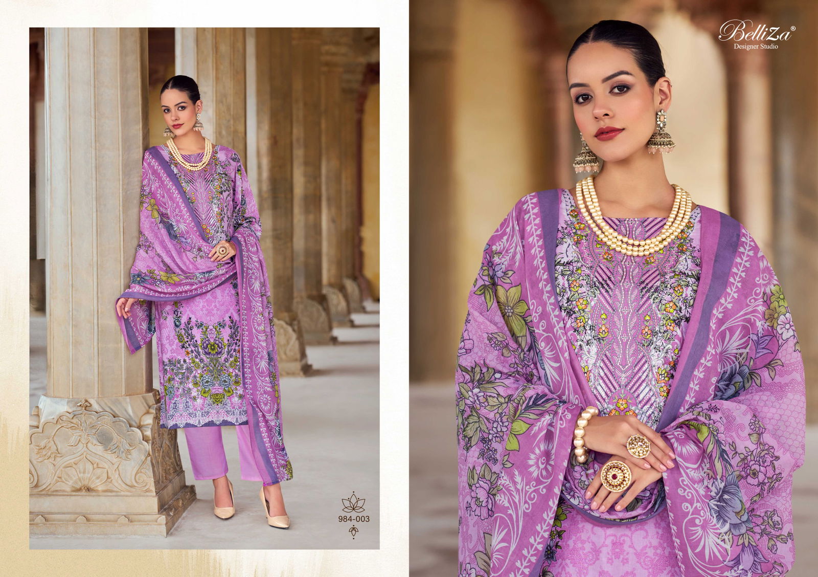 Riwayat Vol 5 By Belliza Viscose Rayon Digital Printed Salwar Kameez Wholesale Online